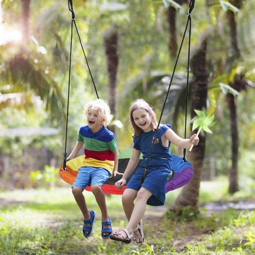Segawe 700lb Giant 40" Saucer Tree Swing Set for Kids and Adults with 2 Hanging Straps