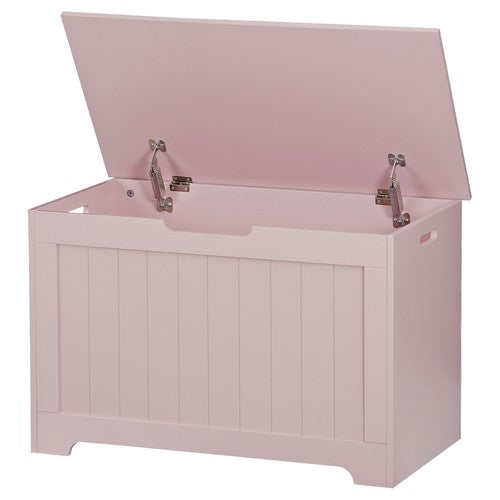 Segawe Wooden Toys Box Storage Chest Bench Organizer for Home Bedroom w/2 Safety Hinge