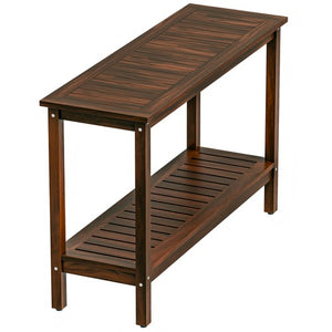 Segawe Console Table 48" Patio Side Accent Table Multifunctional w/Foot Sliders Coffee