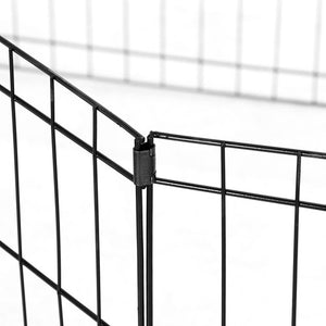 Segawe 24 Inch Dog Playpen 8 Panels Tall Large Crate Fence Pet Puppy Pen Exercise Cage