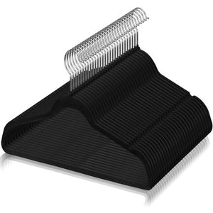 Segawe Velvet Hangers 100 Pack Non-Slip Suit Hangers with 360¡ã Rotatable Hook for Pants