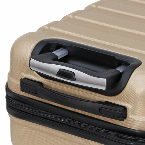 Segawe 21" Champagne Travel Carry-on Luggage Trolley Suitcase Hardside Spinner Suitcase