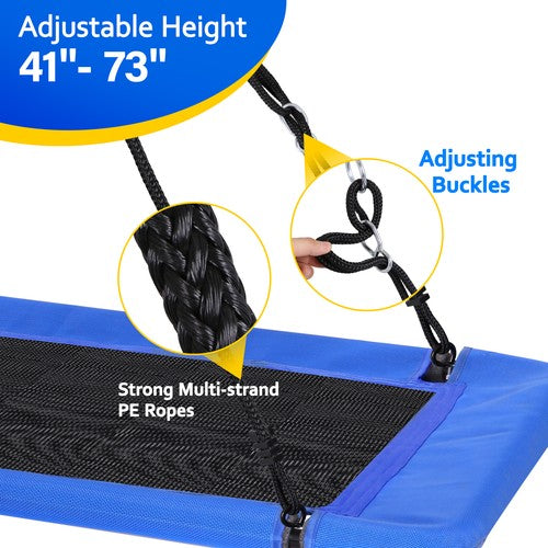 Segawe Tree Swing Rectangular Swing Set for Kids and Adults Heavy Duty Support 600LBS