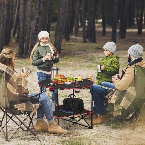 Segawe Foldable Camping Table Outdoor Beach Picnic Table Lightweight with Carry Bags