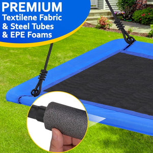 Segawe Tree Swing Rectangular Swing Set for Kids and Adults Heavy Duty Support 600LBS