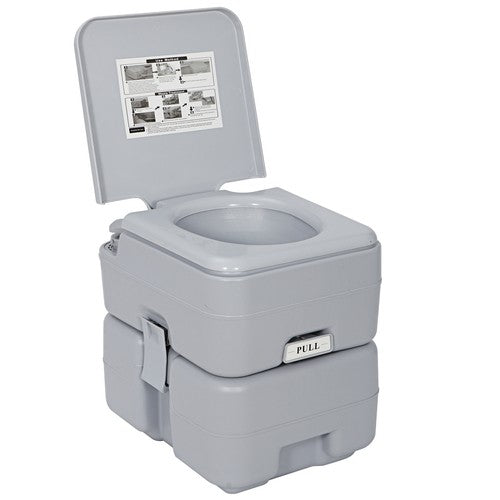 Segawe Portable Toilet 6.6 Gallon 20L Flush Travel Camping Outdoor Indoor Commode Potty