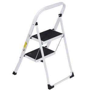 Segawe 2 Step Ladder Folding Step Stool with Wide Anti-Slip Pedal Convenient Handgrip