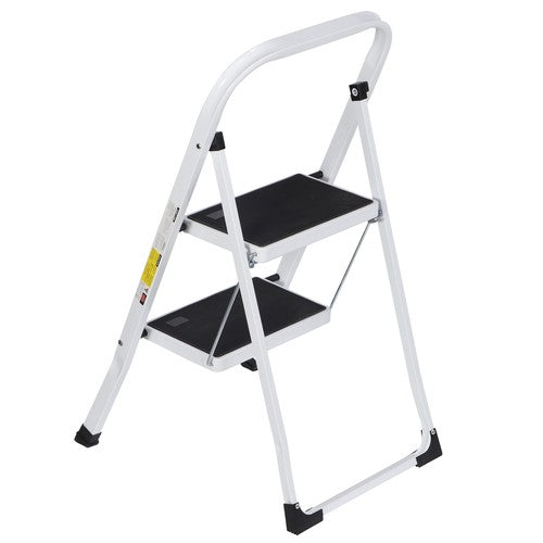 Segawe 2 Step Ladder Folding Step Stool with Wide Anti-Slip Pedal Convenient Handgrip