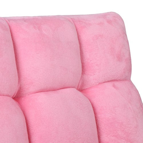 Segawe Adjustable Floor Chair Comfy Cushions Gaming Sofa Chiar Seat w/Back Support Pink