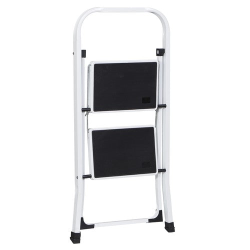 Segawe 2 Step Ladder Folding Step Stool with Wide Anti-Slip Pedal Convenient Handgrip