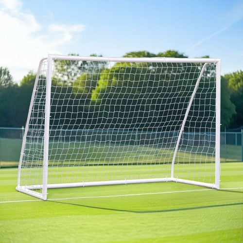 Segawe Soccer Net 10 x 6.5FT Soccer Goal for Backyard PVC Frame for Kids with Carry Bag