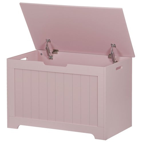 Segawe Wooden Toys Box Storage Chest Bench Organizer for Home Bedroom w/2 Safety Hinge