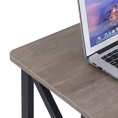 Segawe 2-Tier Center Coffee Table for Living Room w/Storage Shelf & Round Corners Grey