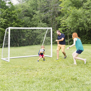Segawe Soccer Net 10 x 6.5FT Soccer Goal for Backyard PVC Frame for Kids with Carry Bag