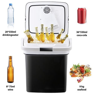 Segawe Electric Iceless Cooler Thermoelectric 27L Truck Car Refrigerator Mini Fridge