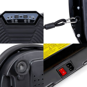 Segawe Whole Body Vibration Platform Black Slim Exercise Plate Fit Machine W/Bluetooth