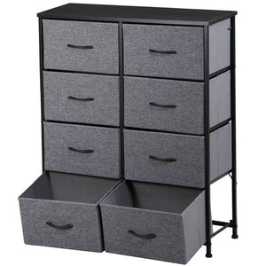 Segawe 8 Drawers Chest of Fabric Dresser Storage Tower Cabinet Organizer for Bedroom