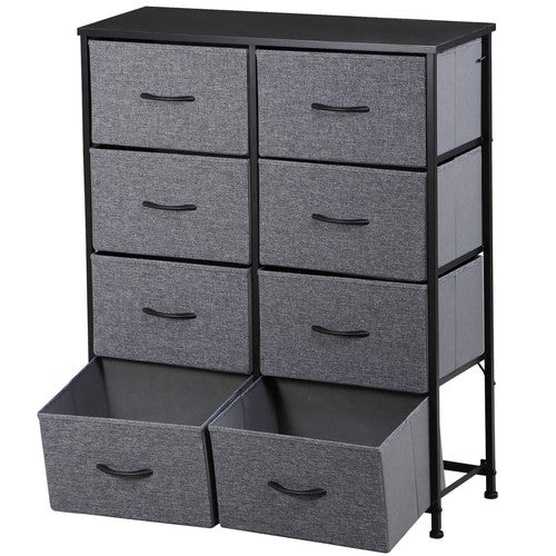 Segawe 8 Drawers Chest of Fabric Dresser Storage Tower Cabinet Organizer for Bedroom