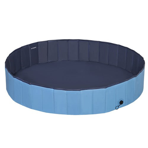 Segawe 63'' x 12'' Foldable Dog Pool Bathtub Collapsible Hard Plastic Pet Swimming Pool