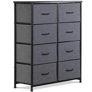 Segawe 8 Drawers Chest of Fabric Dresser Storage Tower Cabinet Organizer for Bedroom