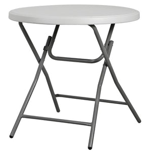 Segawe 32" Round High Top Folding Camping Table Portable Outdoor Party Patio Cocktail