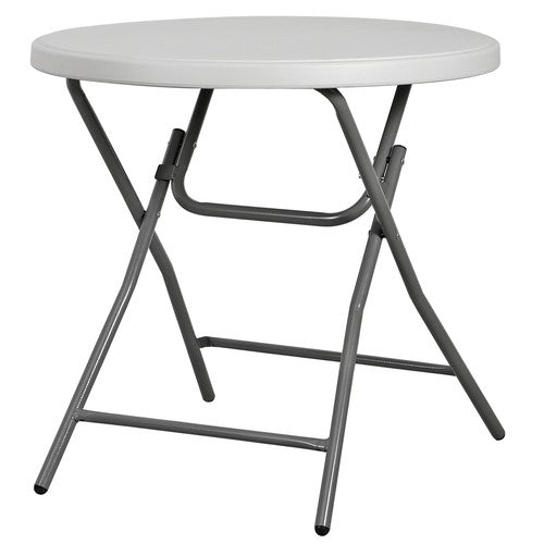 Segawe 32" Round High Top Folding Camping Table Portable Outdoor Party Patio Cocktail
