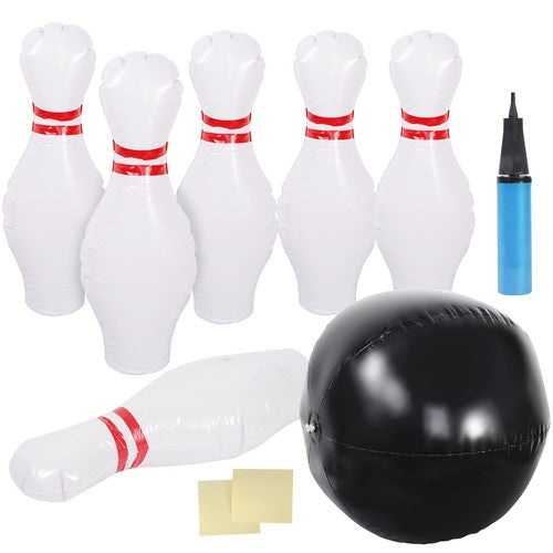 Segawe Inflatable Kids Bowling Set for Kids Indoor Games Fun Giant Yard Games