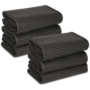 Segawe 6 Heavy Duty Moving Packing Blankets Ultra Thick Pro 72" x 80" Furniture Pads