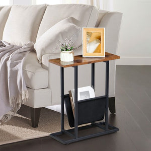 Segawe Small Side Table for Small Spaces Narrow End Table Bedside Table Living Room