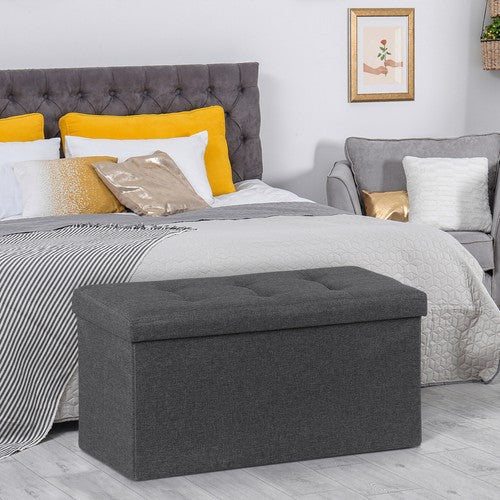 Segawe 30-In Storage Bench for Bedroom Entryway End of Bed Folding Foot Rest Ottoman