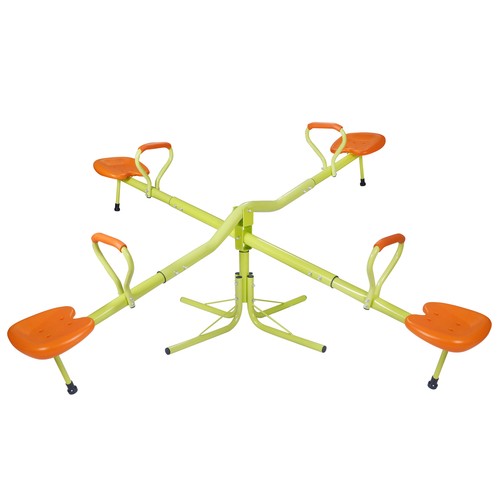 Segawe Quad Kids Heavy-Duty Seesaw 360 Degree Spinning Children Birthday Gift EZ Set