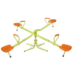 Segawe Quad Kids Heavy-Duty Seesaw 360 Degree Spinning Children Birthday Gift EZ Set