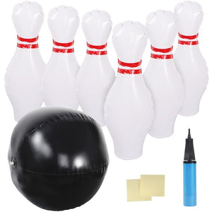 Segawe Inflatable Kids Bowling Set for Kids Indoor Games Fun Giant Yard Games