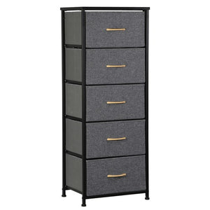 Segawe 5 Drawer Dresser for Bedroom Tall Chest of Drawers Storage Tower Organizer