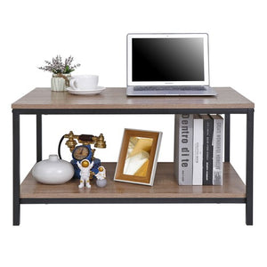 Segawe Durable Coffee Table w/Storage Shelf Cozy Coffee Table Home Use Tea Table