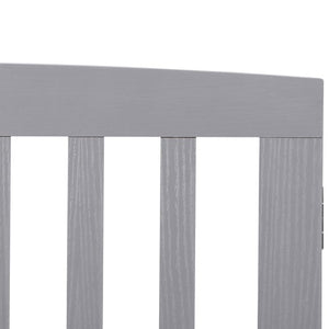 Segawe Freestanding 24" Pet Dog Gate 4 Panels Indoor Foldable Dog Fence for Stairs Grey