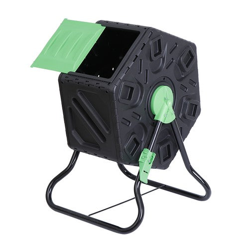 Segawe 18.5 Gal Compost Bin Compost Tumbler Single Chamber Composter Outdoor Garden