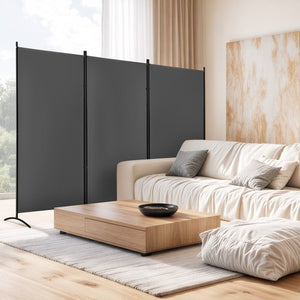 Segawe Partition Room Dividers 3 Panel Folding Privacy Screen 6Ft Portable Wall Divider