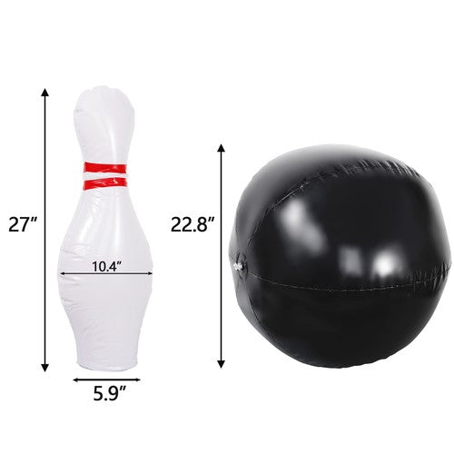Segawe Inflatable Kids Bowling Set for Kids Indoor Games Fun Giant Yard Games