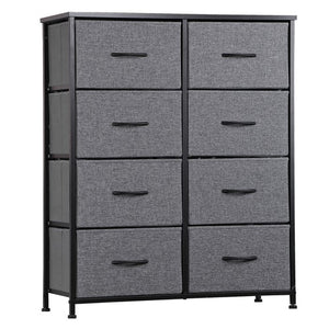 Segawe 8 Drawers Chest of Fabric Dresser Storage Tower Cabinet Organizer for Bedroom