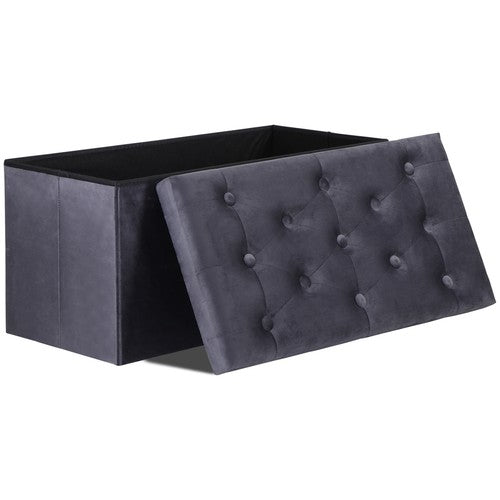 Segawe Folding Storage Ottoman Shoes Bench Rectangular Storage Bench Entryway Bedroom