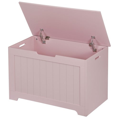 Segawe Wooden Toys Box Storage Chest Bench Organizer for Home Bedroom w/2 Safety Hinge