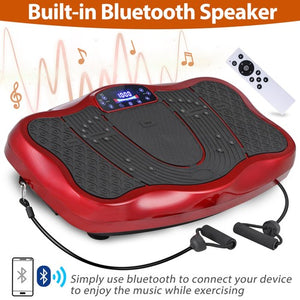 Segawe Vibration Plate Exercise Training Machine Full Body Shake Vibration Platform Red