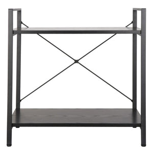 Segawe Solid Double Bookcase Short Frame Wood Bookshelf Display Rack Small Place Cozy
