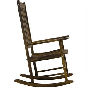 Segawe 2PCS Natural Patio Rocking Chair Poly Porch with Slat Backrest Smooth Armrests