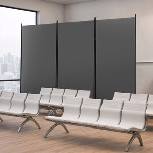 Segawe Partition Room Dividers 3 Panel Folding Privacy Screen 6Ft Portable Wall Divider