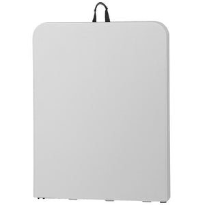 Segawe 6FT Plastic Folding Table Portable Picnic Party Table with Carrying Handle White