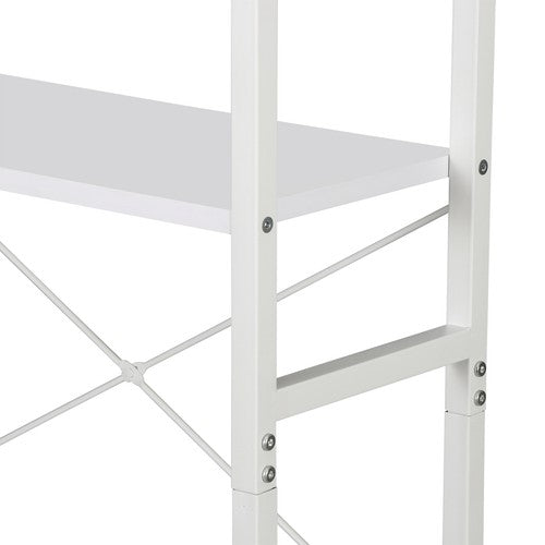 Segawe 3-Tier Over The Toilet Storage MDF Bathroom Organizer Shelves Freestanding White