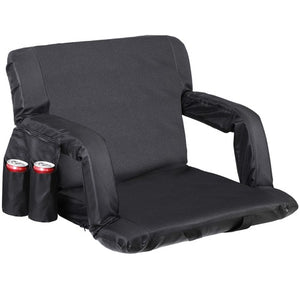 Segawe 25" Wide Stadium Seat for Bleachers with Back Support Waterproof Stadium Chair