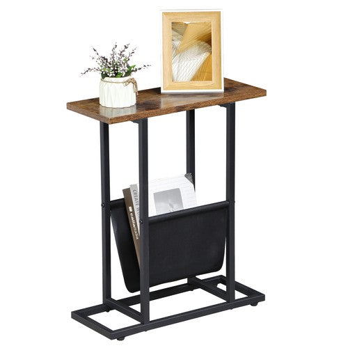 Segawe Small Side Table for Small Spaces Narrow End Table Bedside Table Living Room
